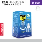 RAİD ELEKTRO LİKİT YEDEK  45 GECE