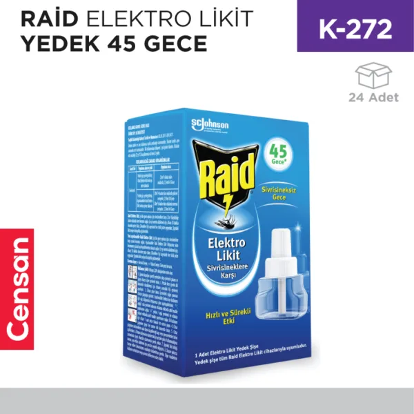 RAİD ELEKTRO LİKİT YEDEK  45 GECE