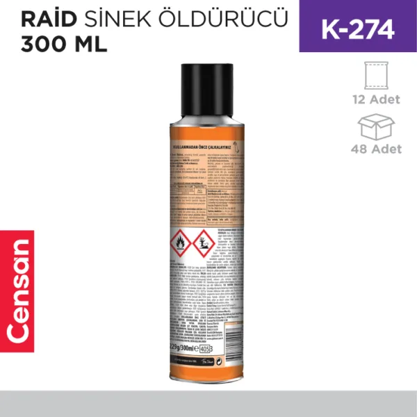 RAİD SİNEK ÖLDÜRÜCÜ 300 ML