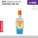 OFF SİVRİSİNEK KOVUCU LOSYON 100 ML