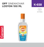 OFF SİVRİSİNEK KOVUCU LOSYON 100 ML