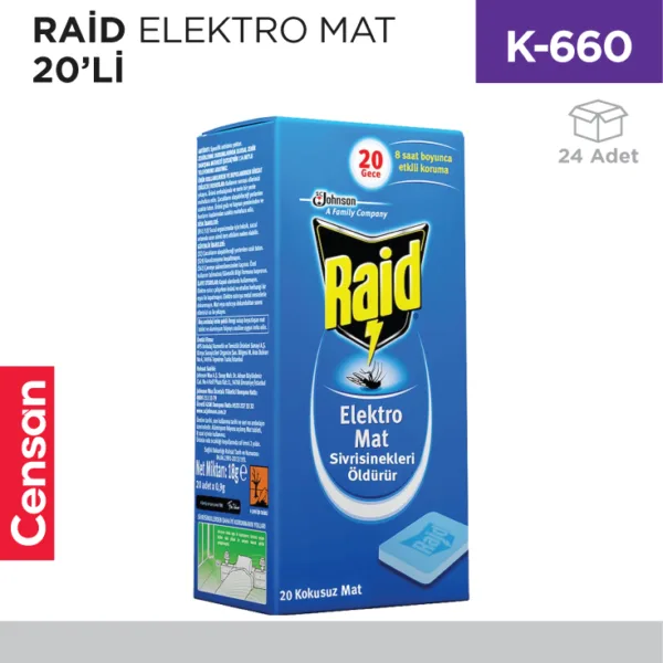 RAİD ELEKTRO MAT 20Lİ