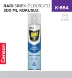 RAİD SİNEK ÖLDÜRÜCÜ 300 ML KOKUSUZ