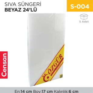SIVA SÜNGERİ BEYAZ 24LÜ