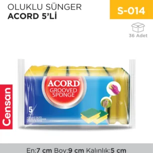 OLUKLU SÜNGER ACORD 5Lİ (521)