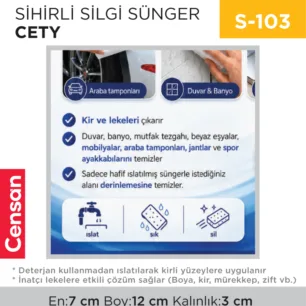 SİHİRLİ SİLGİ SÜNGER CETY