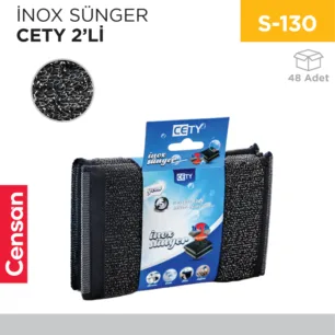İNOX SÜNGER CETY 2Lİ