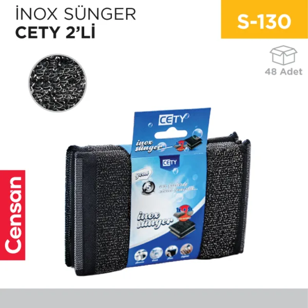 İNOX SÜNGER CETY 2Lİ