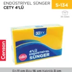 ENDÜSTRİYEL SÜNGER CETY 4LÜ