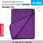MİKROFİBER OTO KURULAMA BEZİ SPARK 60*90 (MP2317)