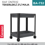 RAF ÜNİTESİ TEKERLEKLİ 2Lİ MAJA (0190-0770)