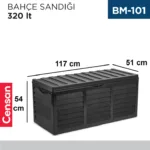 BAHÇE SANDIĞI 320 LT (BSA1)