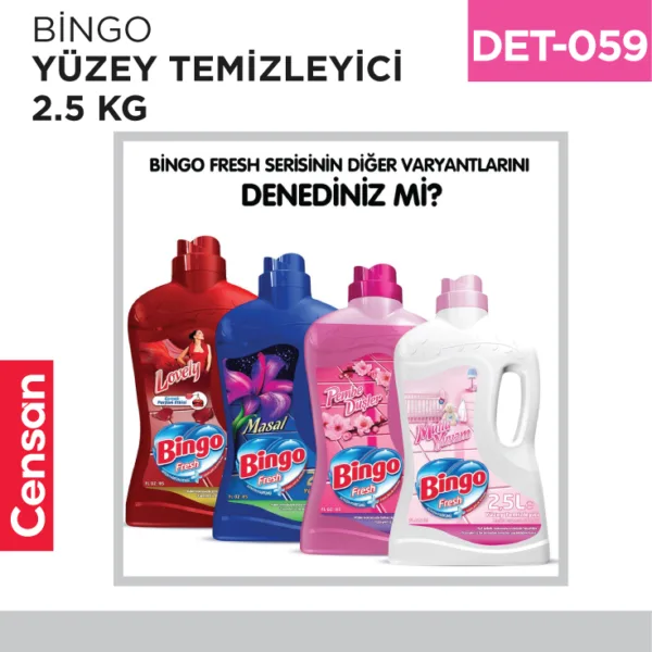 BİNGO YÜZEY TEMİZLEYİCİ 2.5 KG