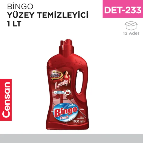 BİNGO YÜZEY TEMİZLEYİCİ 1 LT