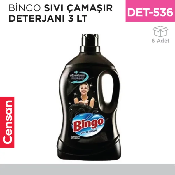 BİNGO SIVI ÇAMAŞIR DETERJANI 3 LT
