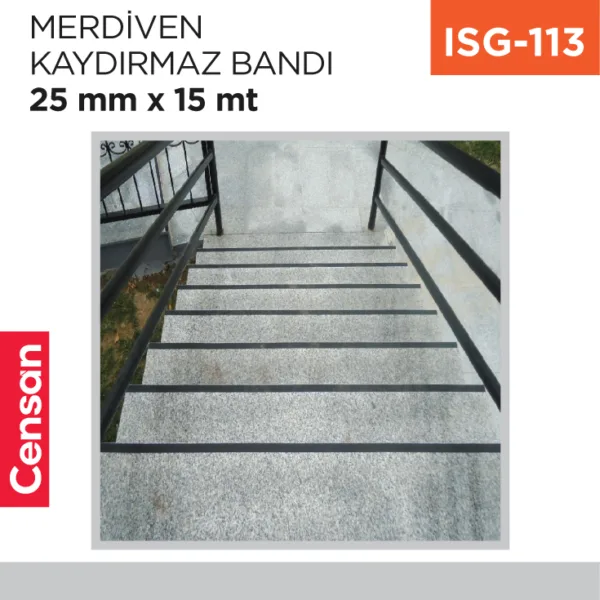 MERDİVEN KAYDIRMAZ BANDI 25 MM*15 MT