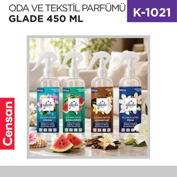 ODA VE TEKSTİL PARFÜMÜ GLADE 450 ML