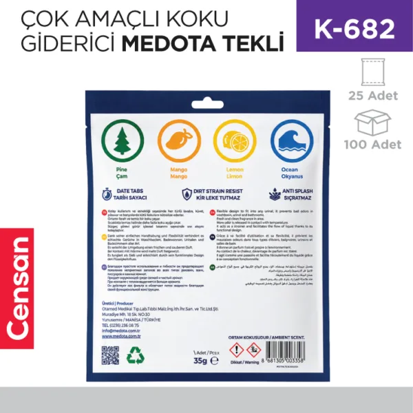 ÇOK AMAÇLI KOKU GİDERİCİ MEDOTA TEKLİ