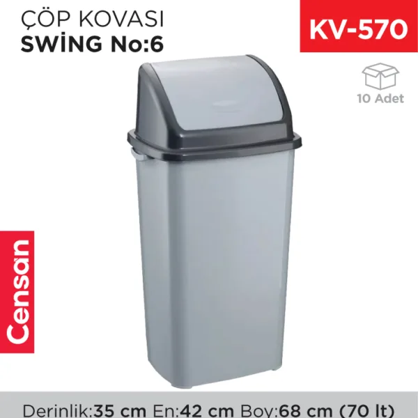 ÇÖP KOVASI İTMELİ ÖRGÜ DESEN 16 LT(8164)