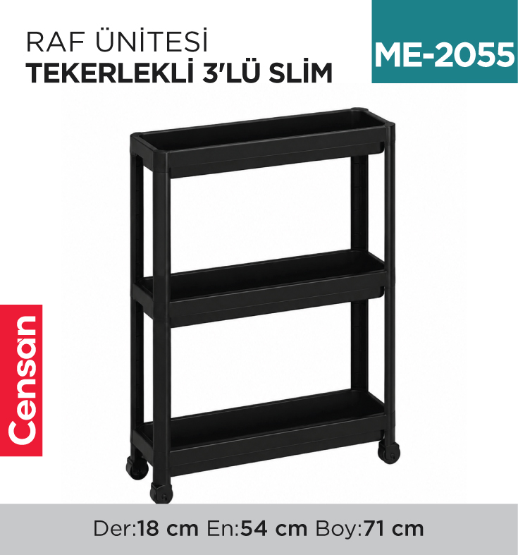 ME-2055_3abb1c5ea0112077c8f30aeb3770ee25 RAF ÜNİTESİ TEKERLEKLİ 3LÜ SLİM (0060)(3010)(0800)