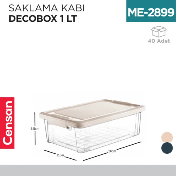 SAKLAMA KABI DECOBOX 1 L (2952)