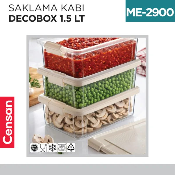 SAKLAMA KABI DECOBOX 1.5 L (2953)