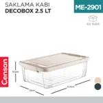SAKLAMA KABI DECOBOX 2.5 L (2954)