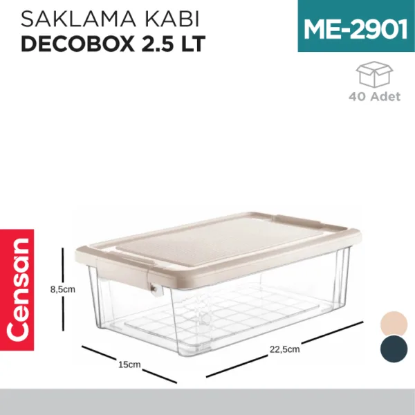 SAKLAMA KABI DECOBOX 2.5 L (2954)
