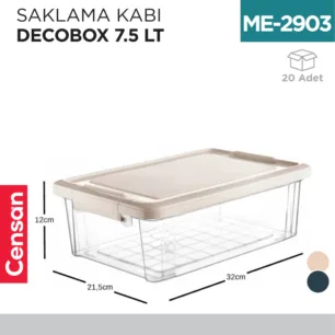 SAKLAMA KABI DECOBOX 7.5 L (2956)