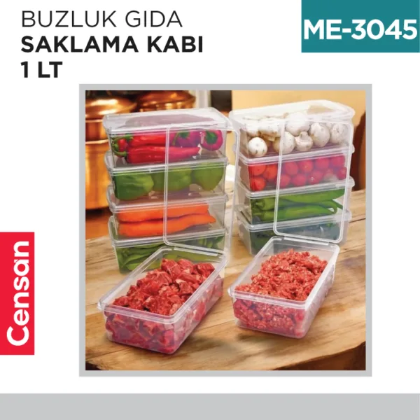 BUZLUK GIDA SAKLAMA KABI 1 LT