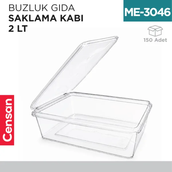 BUZLUK GIDA SAKLAMA KABI 2 LT