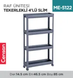 RAF ÜNİTESİ TEKERLEKLİ 4LÜ SLİM (0077-0794)