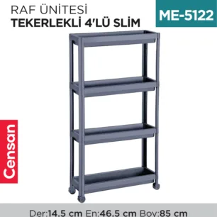RAF ÜNİTESİ TEKERLEKLİ 4LÜ SLİM (0077-0794)