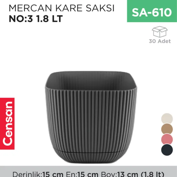 MERCAN KARE SAKSI NO:3 1.8 LT (KRS-383)