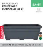 BAHÇE SAKSI KEMER NO:5 (TABAKSIZ) (136 LT) (KBS5)