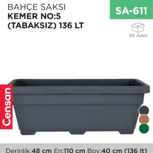 BAHÇE SAKSI KEMER NO:5 (TABAKSIZ) (136 LT) (KBS5)