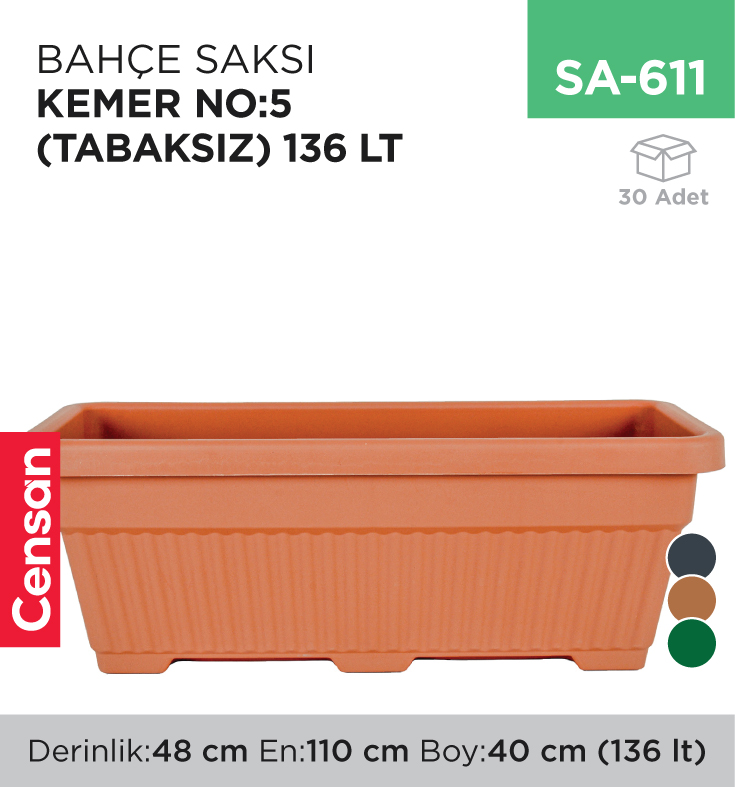 SA-611_fd41051d9f6cb92f6211bcdeb93ae08f BAHÇE SAKSI KEMER NO:5 (TABAKSIZ) (136 LT) (KBS5)
