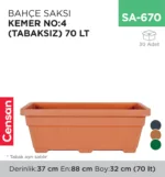 BAHÇE SAKSI KEMER NO:4 (TABAKSIZ) (70 LT) (KBS4)
