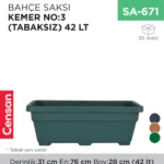 BAHÇE SAKSI KEMER NO:3 (TABAKSIZ) (42 LT) (KBS3)