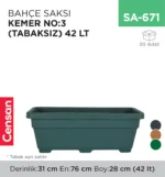 BAHÇE SAKSI KEMER NO:3 (TABAKSIZ) (42 LT) (KBS3)