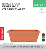 BAHÇE SAKSI KEMER NO:3 (TABAKSIZ) (42 LT) (KBS3)