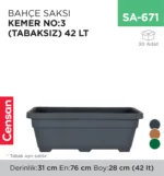 BAHÇE SAKSI KEMER NO:3 (TABAKSIZ) (42 LT) (KBS3)