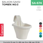BALKON SAKSI TOMBİK NO:3 (3 LT)(TOM3)