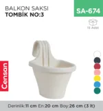 BALKON SAKSI TOMBİK NO:3 (3 LT)(TOM3)