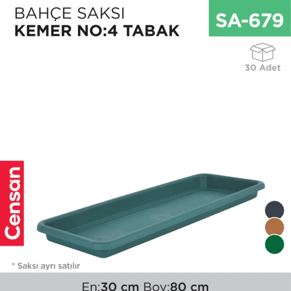 BAHÇE SAKSI KEMER NO:4 TABAK (KBS4)