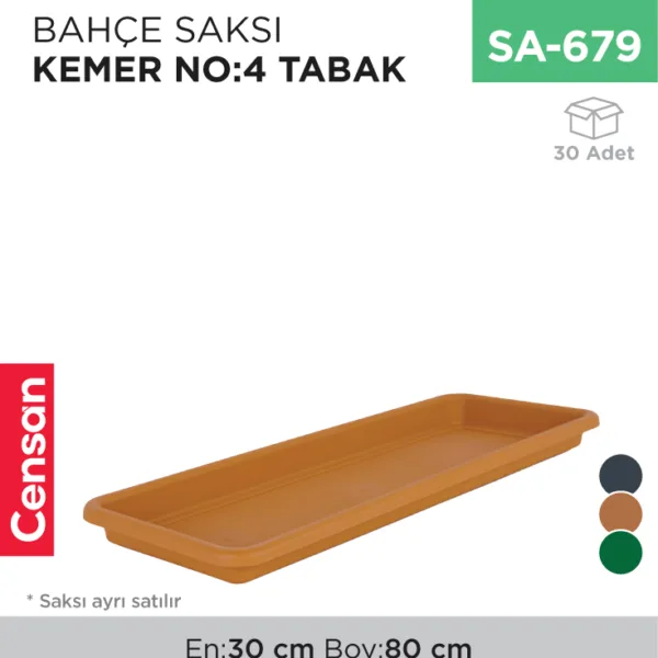 BAHÇE SAKSI KEMER NO:4 TABAK (KBS4)