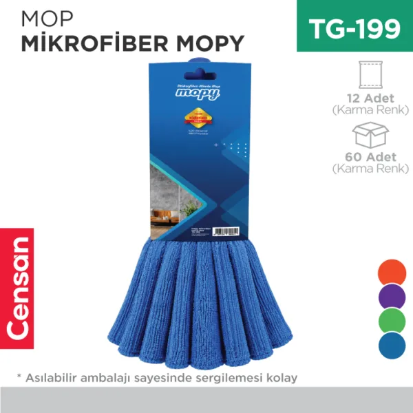 MOP MİKROFİBER MOPY (RND12)