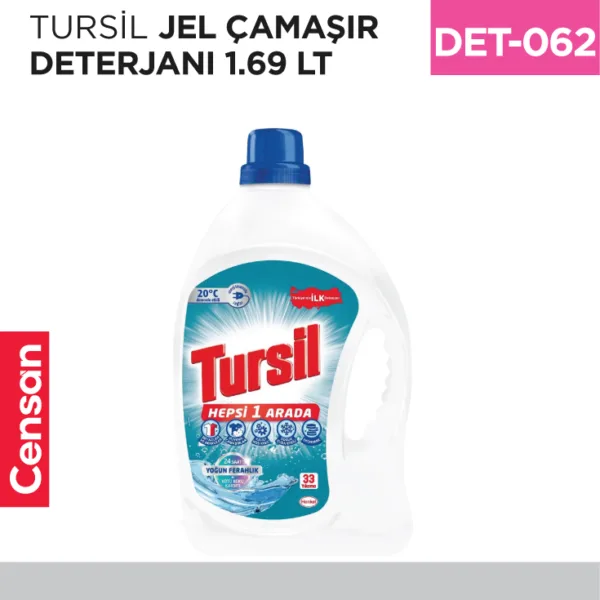 TURSİL JEL ÇAMAŞIR DETERJANI 1.69 LT