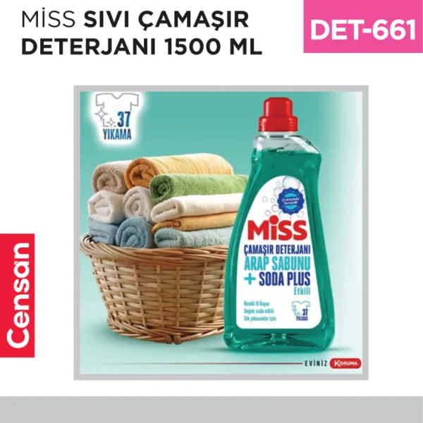 MİSS SIVI ÇAMAŞIR DETERJANI 1500 ML