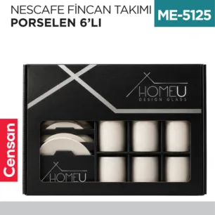 NESCAFE FİNCAN TAKIMI PORSELEN 6LI